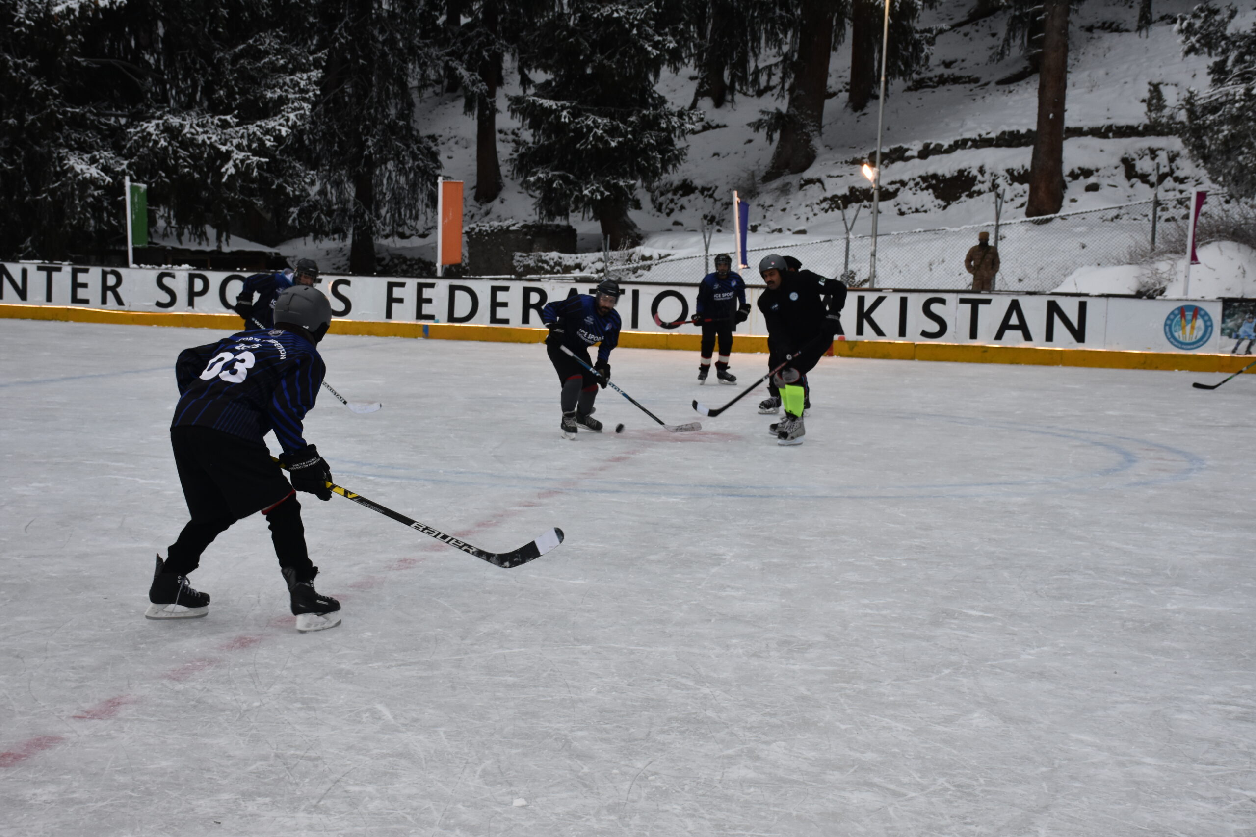 Ice Hockey : Rising on the World’s Highest Rink